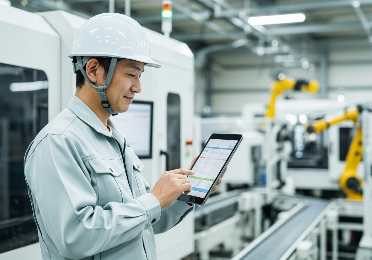 システムに満足する製造業の人